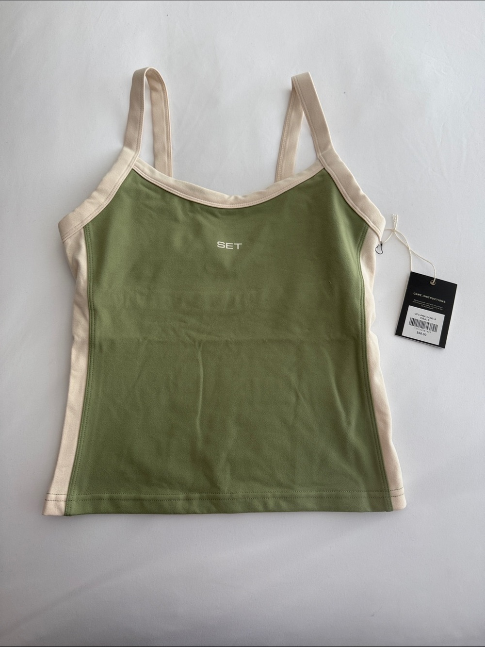 NWT SET Active FORMCLOUD® CLOUD CONTRAST CAMI In Piña Size Small - Picture 5 of 8